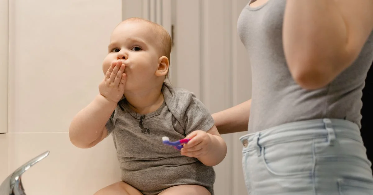 Bebê com candidíase oral